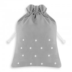 BOLSA  BOTON GRIS