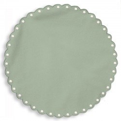 TAPETE LINO BOTON VERDE