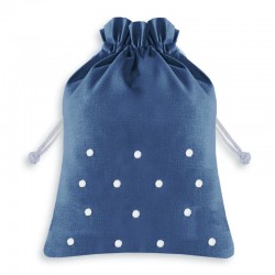 BOLSA  BOTON AZUL