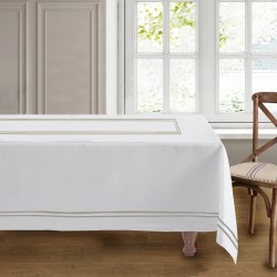 MANTEL FESTÓN DUO BEIGE