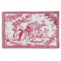INDIVIDUAL TOILE ROJO