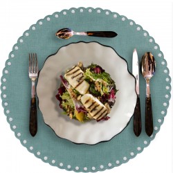 BAJOPLATO LINO BOTON MARINE...