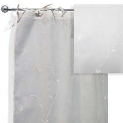 CORTINA ORGANZA FLORES...